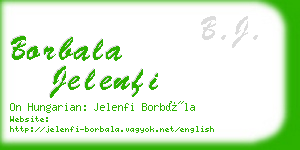 borbala jelenfi business card